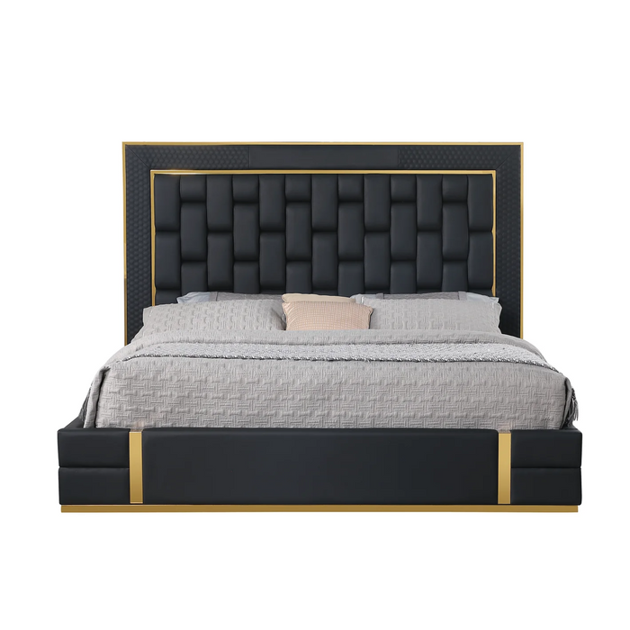 Marbella PU-crafted Storage Bed