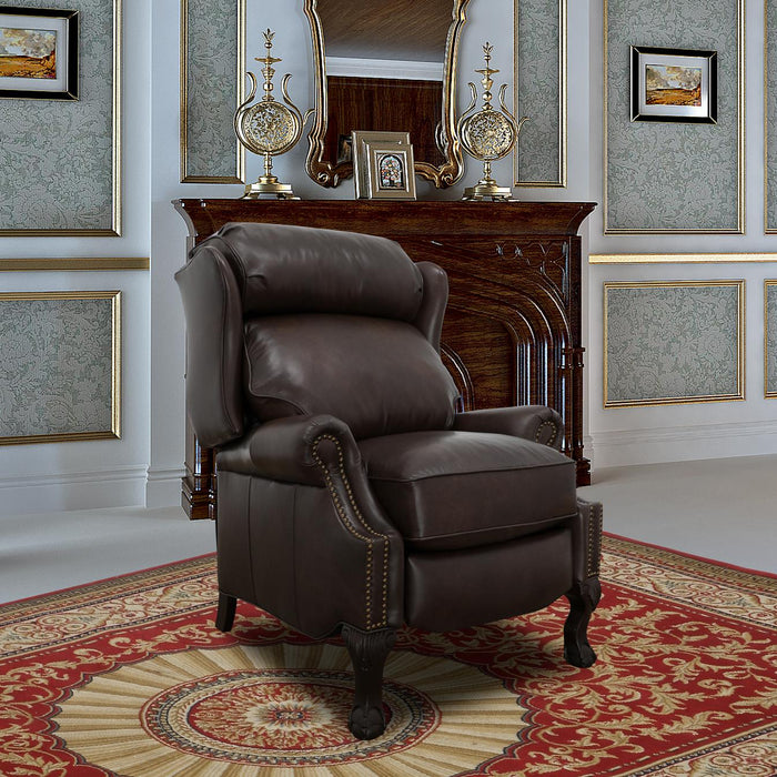 Barcalounger Danbury Push Thru The Arms Recliner