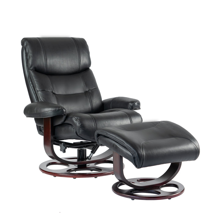 Barcalounger Dawson Swivel Pedestal Recliner w/Ottoman