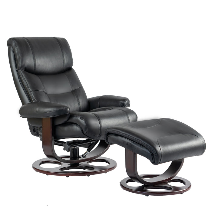 Barcalounger Dawson Swivel Pedestal Recliner w/Ottoman