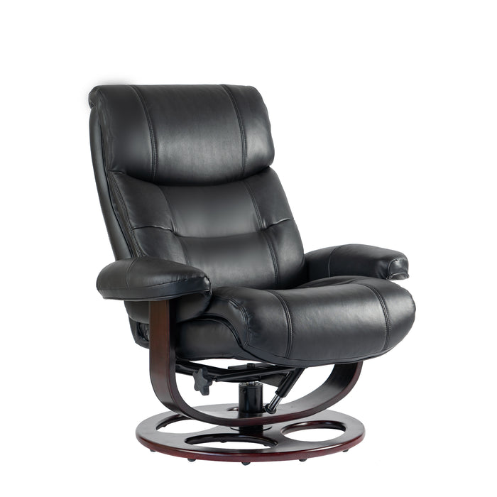 Barcalounger Dawson Swivel Pedestal Recliner w/Ottoman