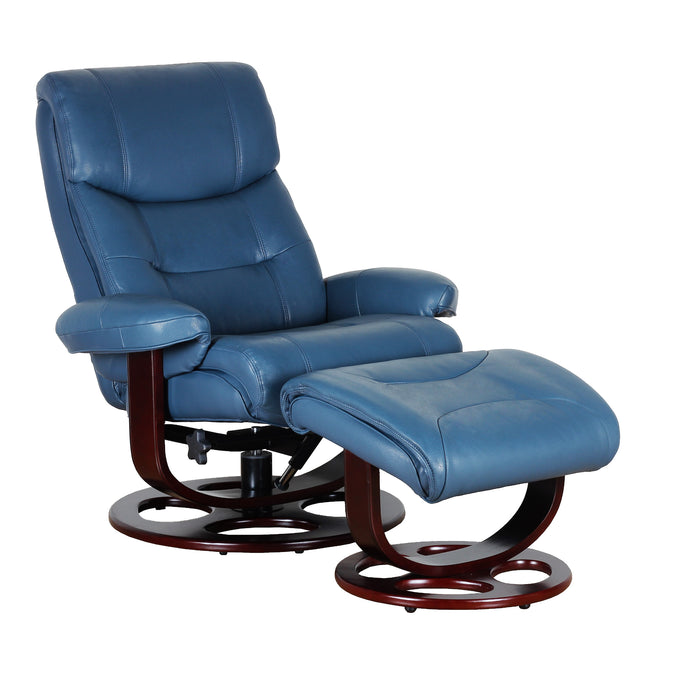 Barcalounger Dawson Swivel Pedestal Recliner w/Ottoman