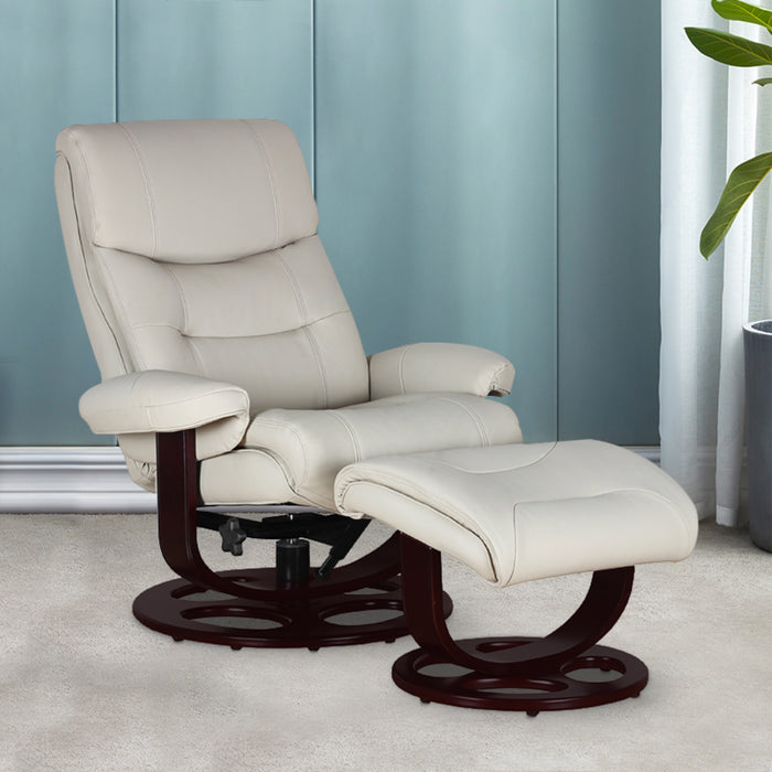 Barcalounger Dawson Swivel Pedestal Recliner w/Ottoman