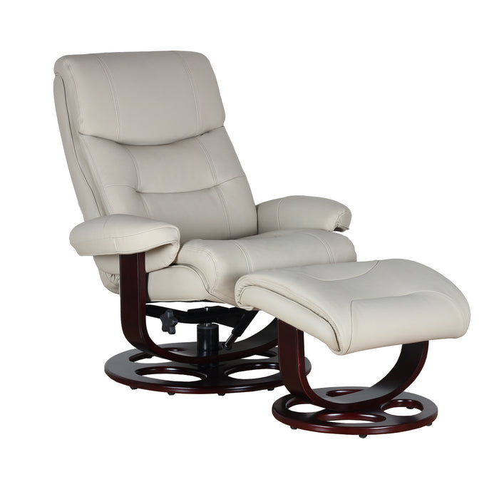 Barcalounger Dawson Swivel Pedestal Recliner w/Ottoman