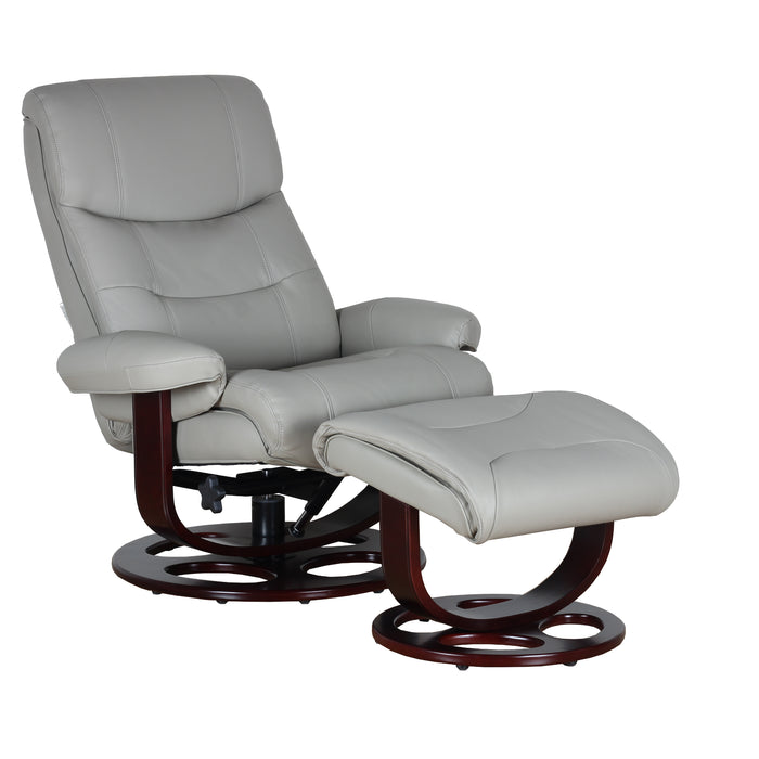 Barcalounger Dawson Swivel Pedestal Recliner w/Ottoman