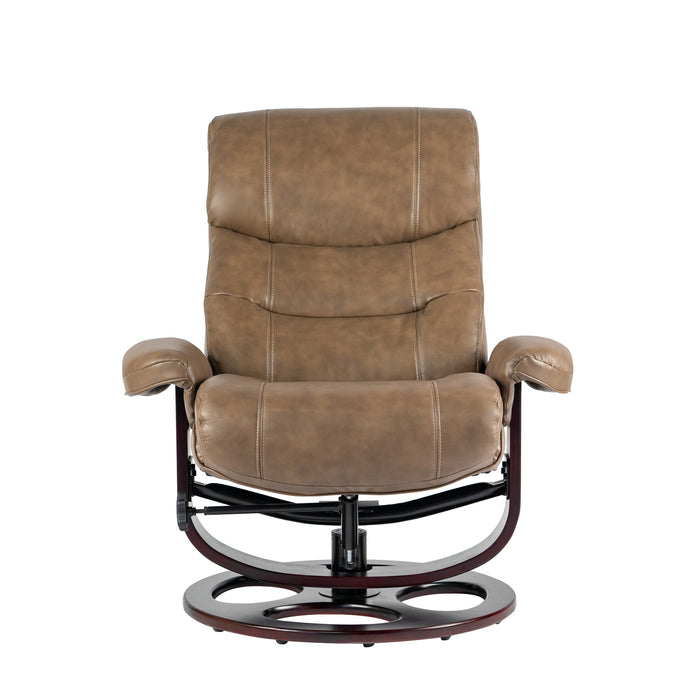 Barcalounger Dawson Swivel Pedestal Recliner w/Ottoman