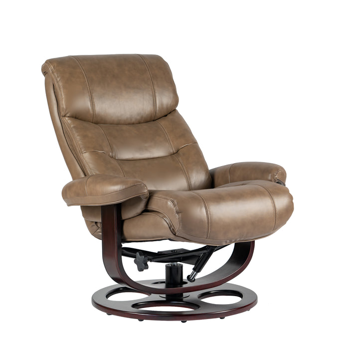 Barcalounger Dawson Swivel Pedestal Recliner w/Ottoman