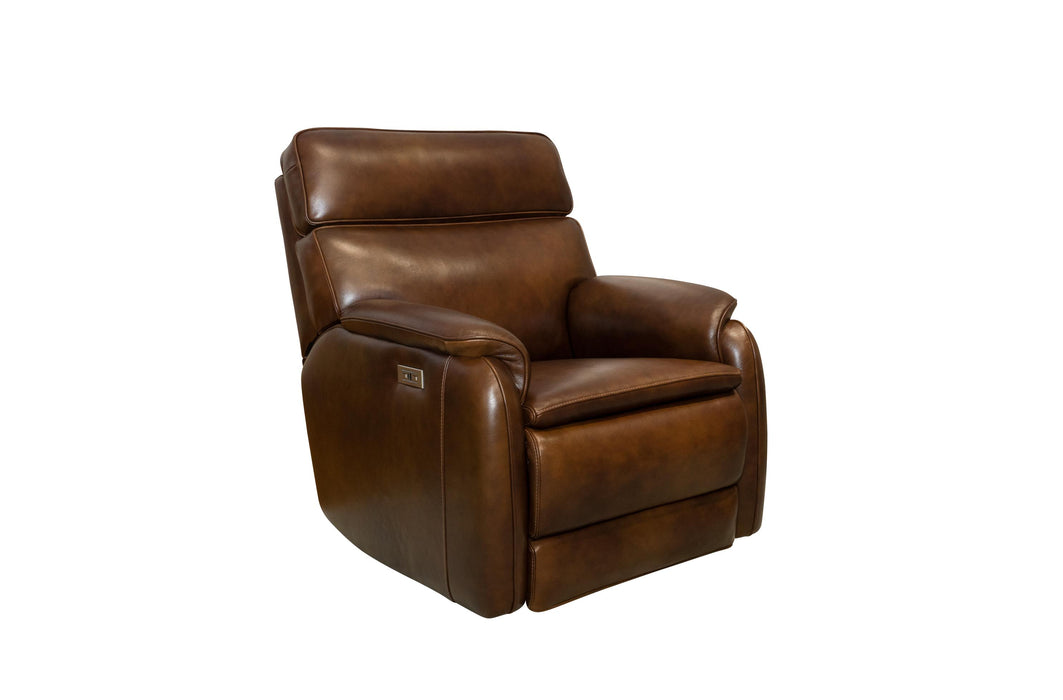 Barcalounger Hugh Power Swivel Glider Recliner w/Power Forward Head Rest