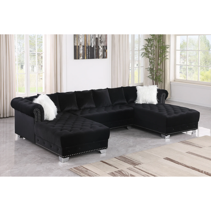 Jordan II Sectional with Chaise (All Pillows Included)