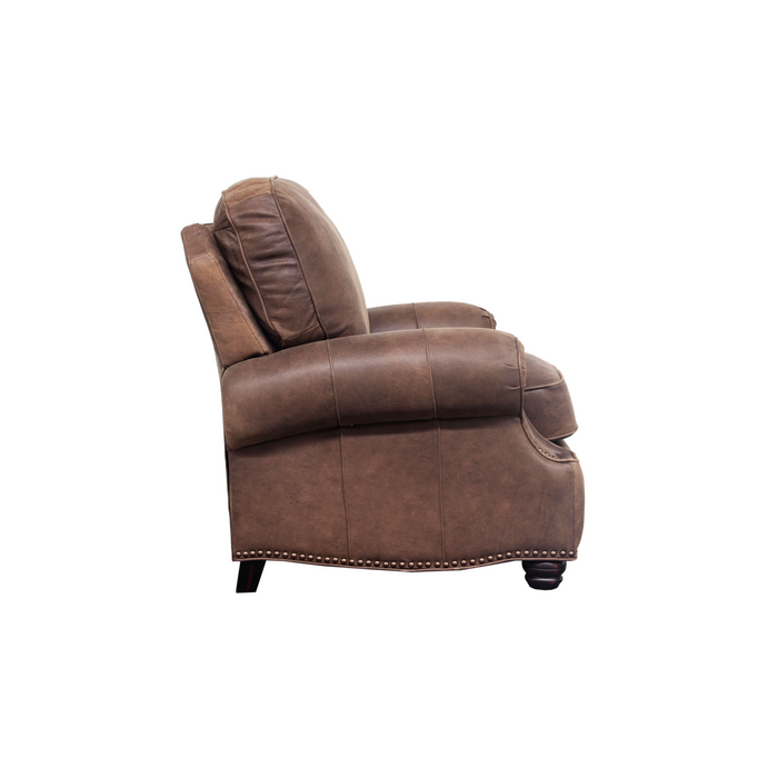 Barcalounger Longhorn Recliner Push Thru The Arms — Gafer Furniture