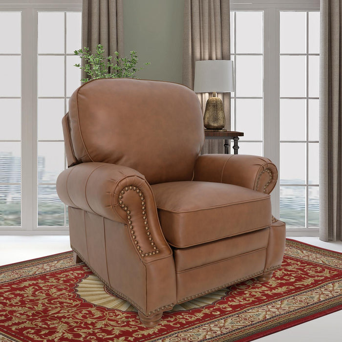 Barcalounger Longhorn Push Thru The Arms Recliner