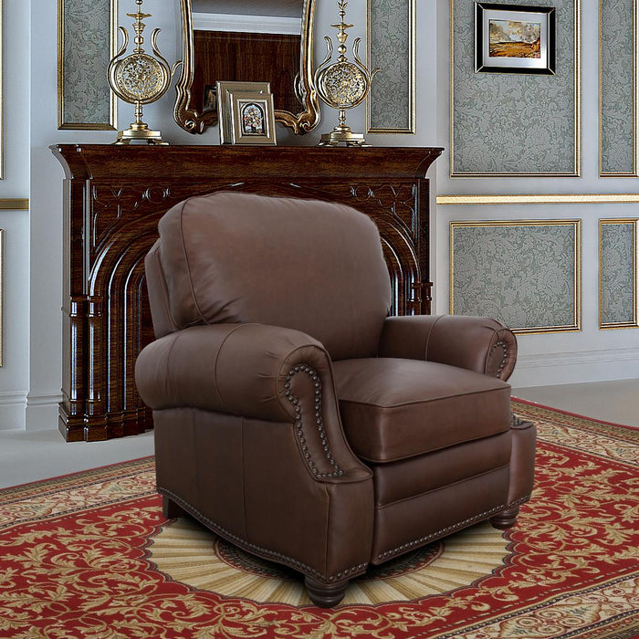 Barcalounger Longhorn Push Thru The Arms Recliner