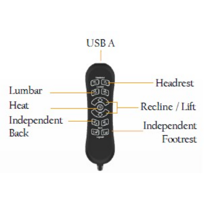 Barcalounger Lucas Power Lift Recliner w/Power Head Rest, Power Lumbar & 3 Zone Heat