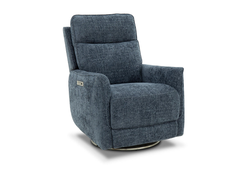 Barcalounger Maben Triple Power Swivel Recliner w/Power Recline, Power Head Rest & Power Lumbar