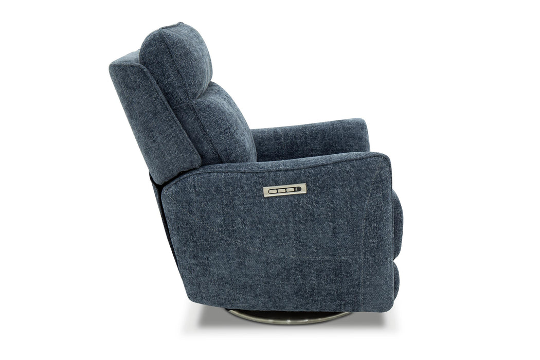 Barcalounger Maben Triple Power Swivel Recliner w/Power Recline, Power Head Rest & Power Lumbar