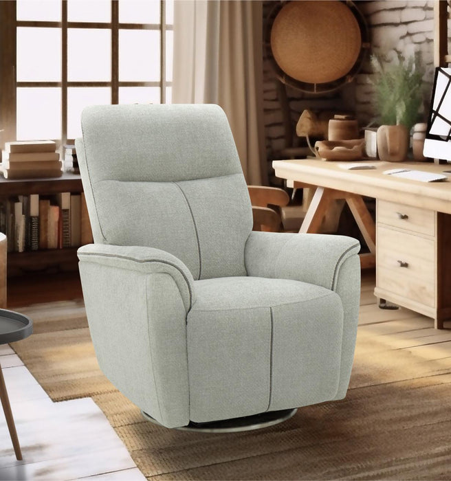 Barcalounger Mable Triple Power Swivel Recliner w/Power Recline, Power Head Rest & Power Lumbar