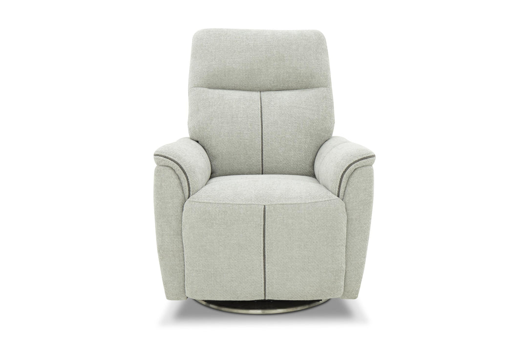 Barcalounger Mable Triple Power Swivel Recliner w/Power Recline, Power Head Rest & Power Lumbar