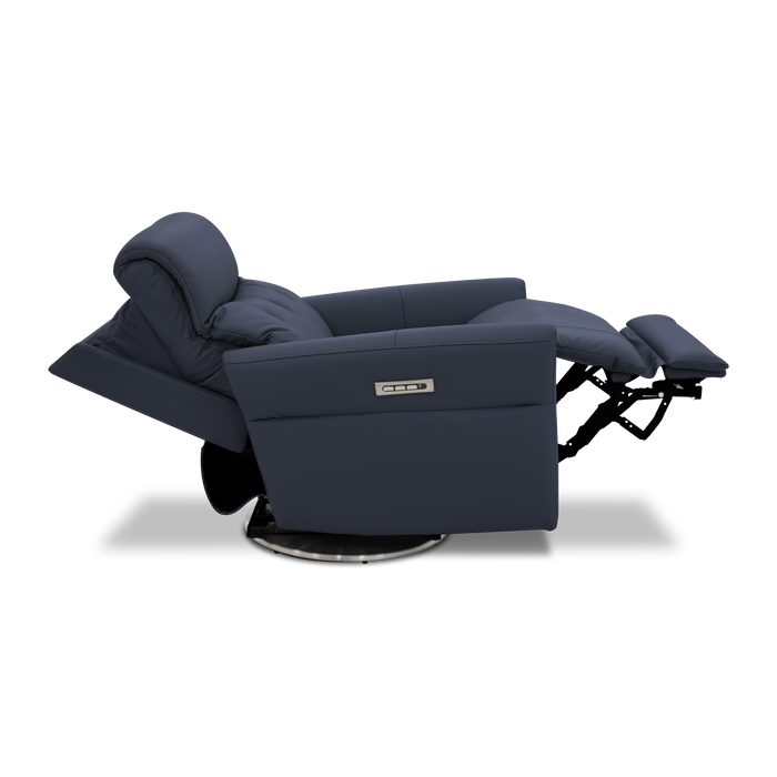 Barcalounger Mae Power Swivel Recliner w/Power Head Rest & Power Lumbar