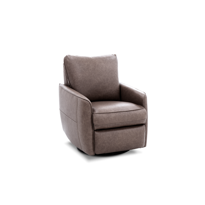 Barcalounger Maple Power Swivel Glider Recliner