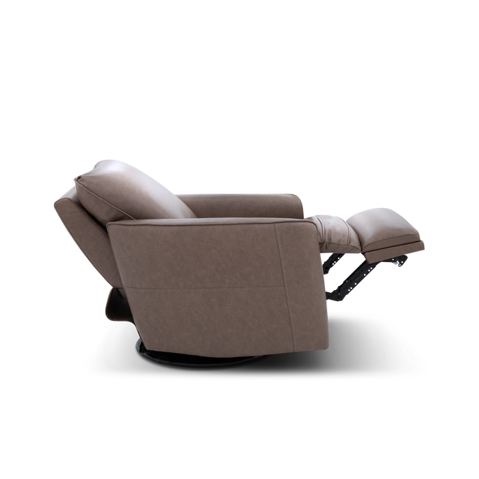 Barcalounger Maple Power Swivel Glider Recliner