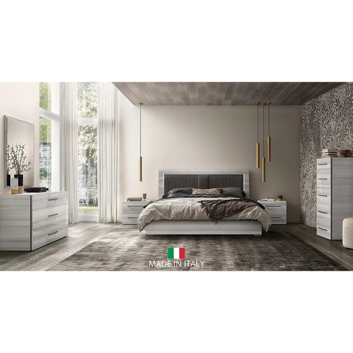 Mia UPH Bedroom Set In White (4PCS + 1)