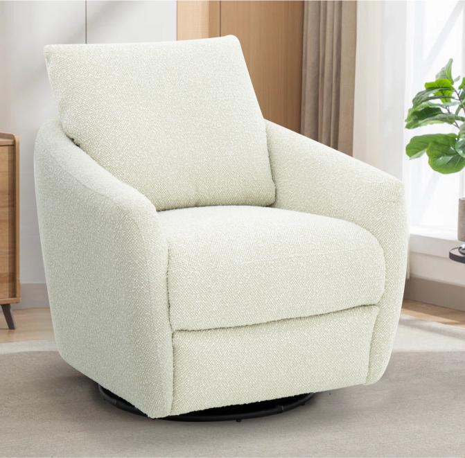 Barcalounger Morrow Single Power Swivel Chair w/Power Footrest Only