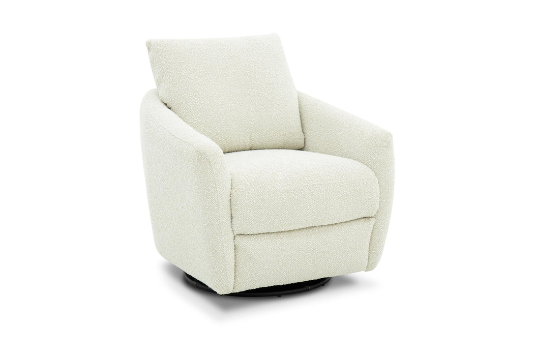 Barcalounger Morrow Single Power Swivel Chair w/Power Footrest Only