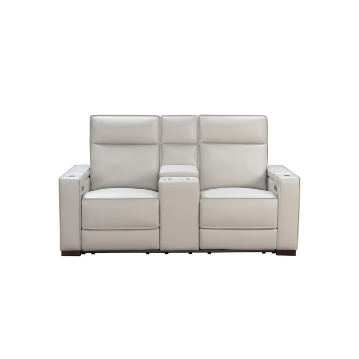 Barcalounger Odessey Power Reclining Console Loveseat w/Power Head Rests, Power Lumbar, Heat & Massage