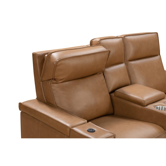 Barcalounger Odessey Power Reclining Console Loveseat w/Power Head Rests, Power Lumbar, Heat & Massage