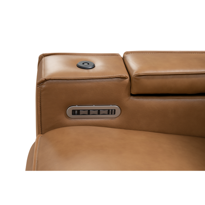 Barcalounger Odessey Power Reclining Console Loveseat w/Power Head Rests, Power Lumbar, Heat & Massage