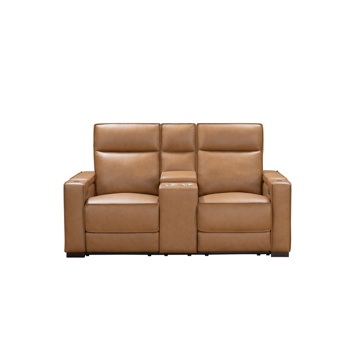 Barcalounger Odessey Power Reclining Console Loveseat w/Power Head Rests, Power Lumbar, Heat & Massage