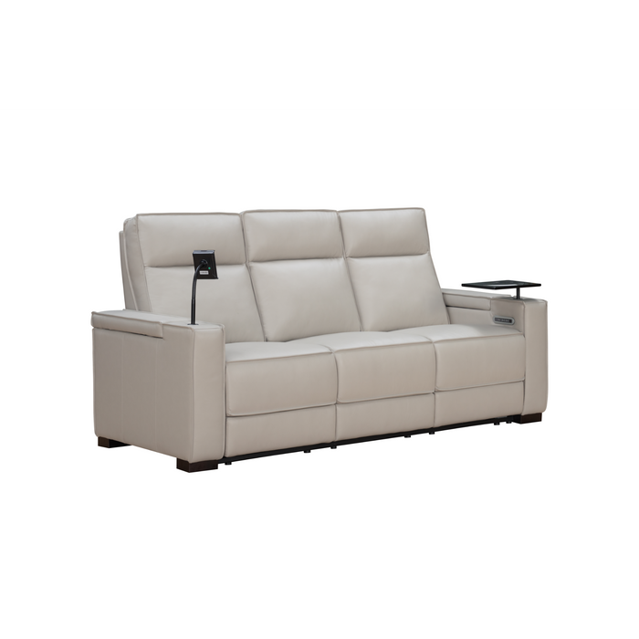 Barcalounger Odessey Power Reclining Sofa w/Power Head Rests, Power Lumbar, Heat & Massage (Dropdown Table w/Smart Tabletop Control)