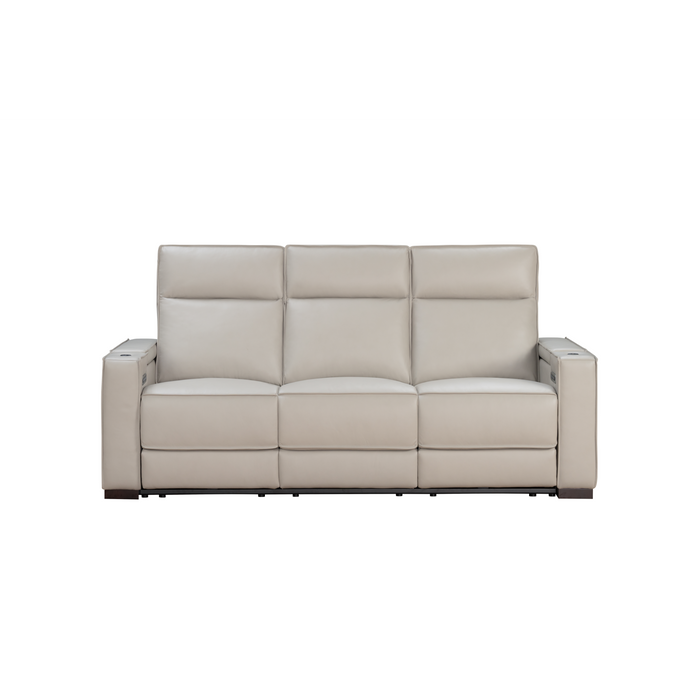 Barcalounger Odessey Power Reclining Sofa w/Power Head Rests, Power Lumbar, Heat & Massage (Dropdown Table w/Smart Tabletop Control)