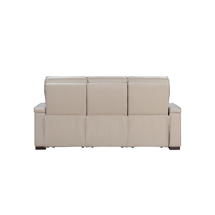 Barcalounger Odessey Power Reclining Sofa w/Power Head Rests, Power Lumbar, Heat & Massage (Dropdown Table w/Smart Tabletop Control)