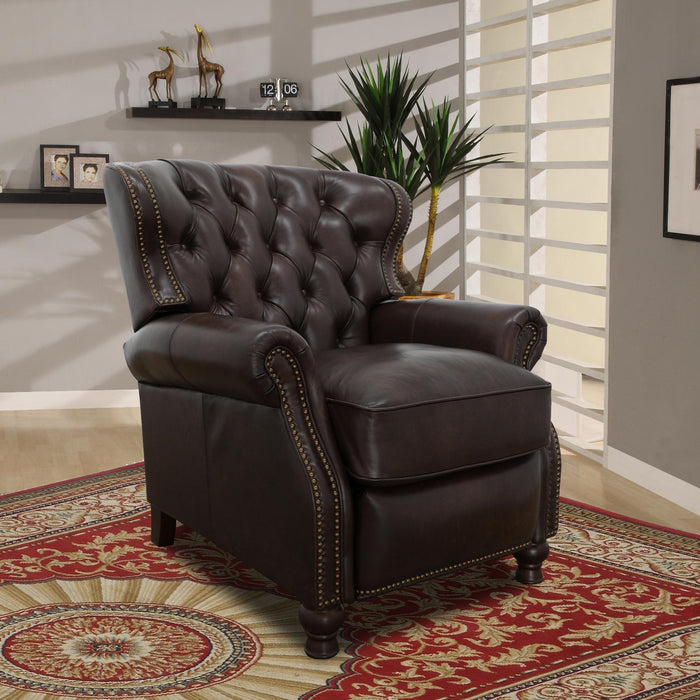 Barcalounger Presidential Push Thru The Arms Recliner