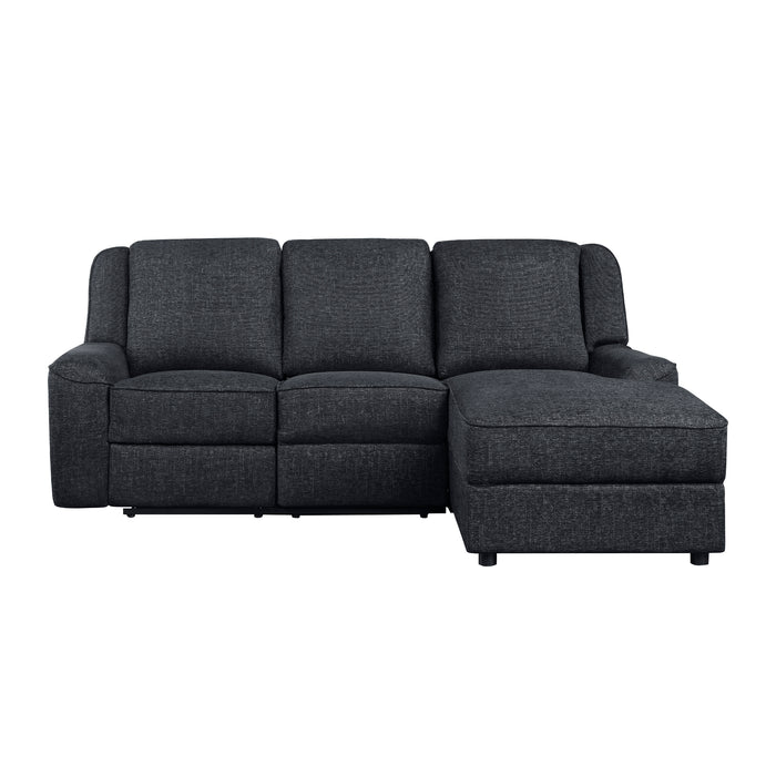 Homelegance Monterey 2-Piece Reclining Sectional with Right Chaise