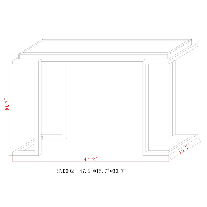 Livabliss Saavedra Console Table