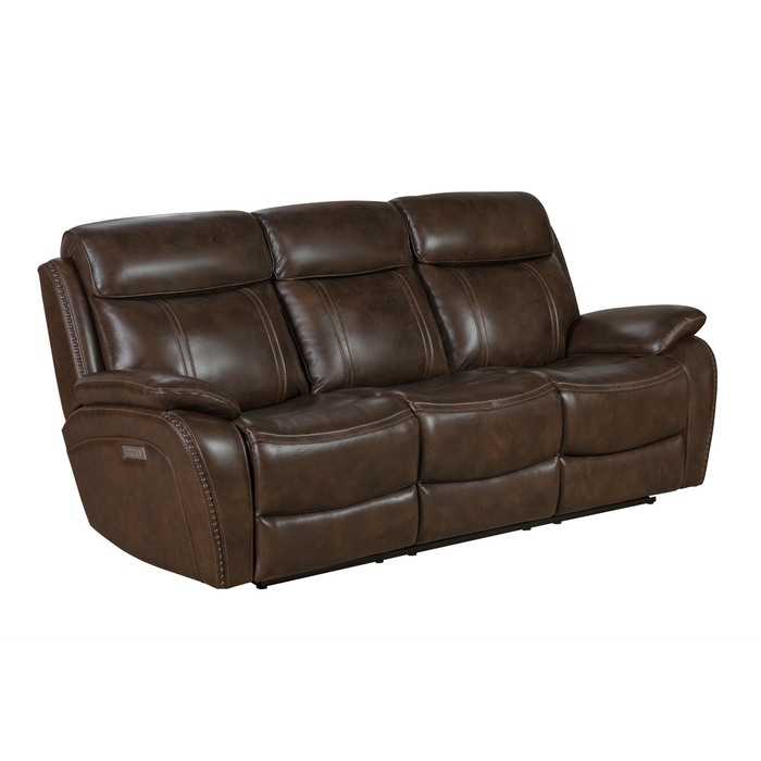 Barcalounger Sandover Power Reclining Sofa w/Power Head Rests, Power Lumbar & Drop Down Table (middle)