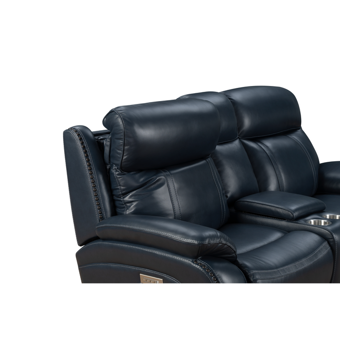 Barcalounger Sandover Power Reclining Console Loveseat w/Power Head Rests & Lumbar