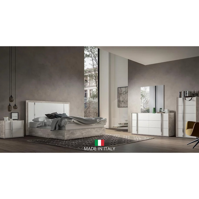 Treviso Bedroom Set in White (4 PCS + 1)