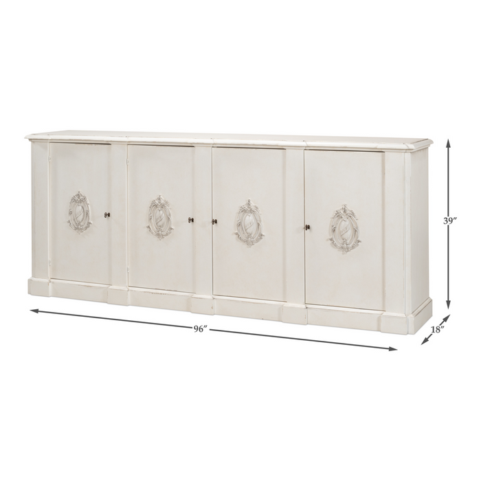 Sarreid Crested Wall Cabinet