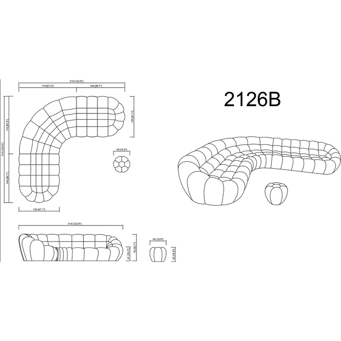 Bubbles Sectional