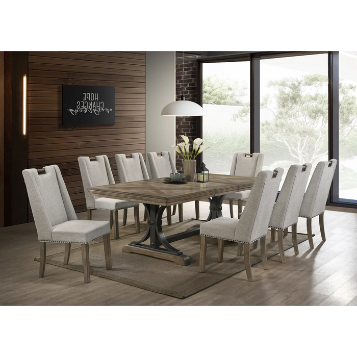 Gaby 7 Pcs Dining Room Set (Table + 6 Chairs)