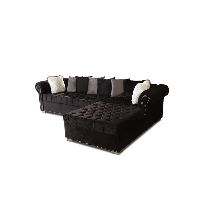 Milan Sectional with Chaise (Pillows Included)