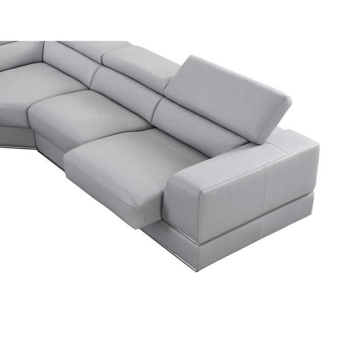 Pella LAF 4Pcs Reclining Italian Leather Sectional