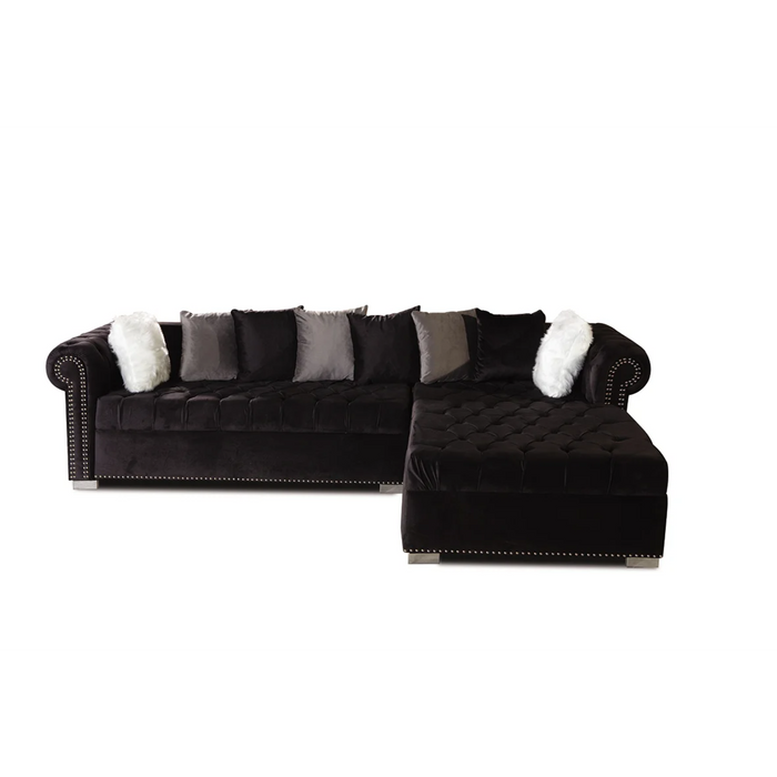 Milan Sectional with Chaise (Pillows Included)