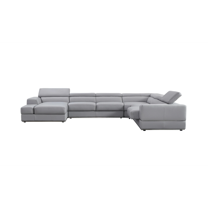 Pella LAF 4Pcs Reclining Italian Leather Sectional