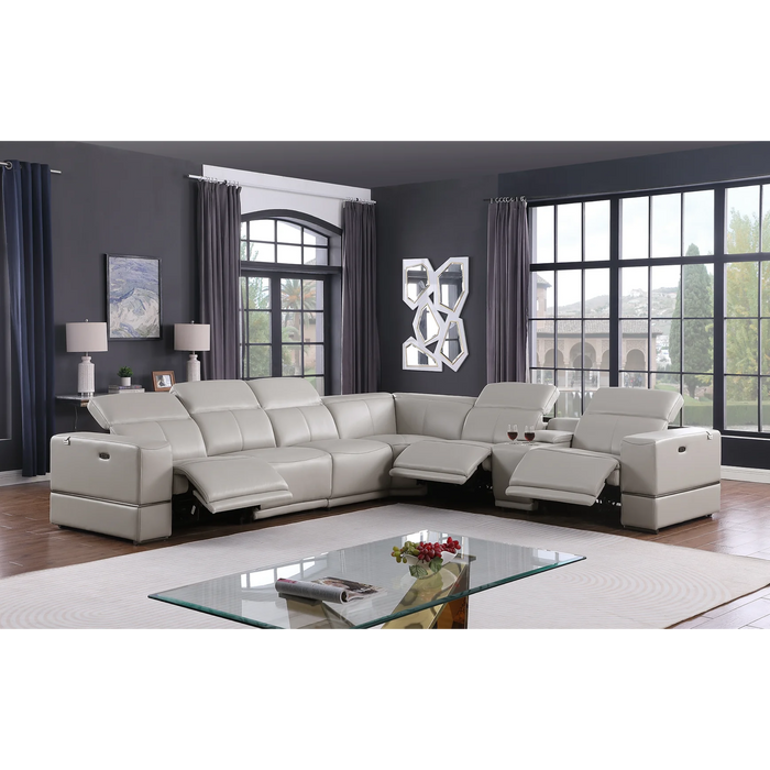 Franco 7Pcs Power Reclining Sectional