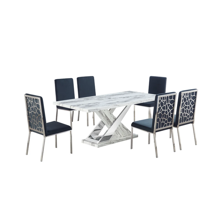 Viva Dining Table (Set of 6 Chairs Included)