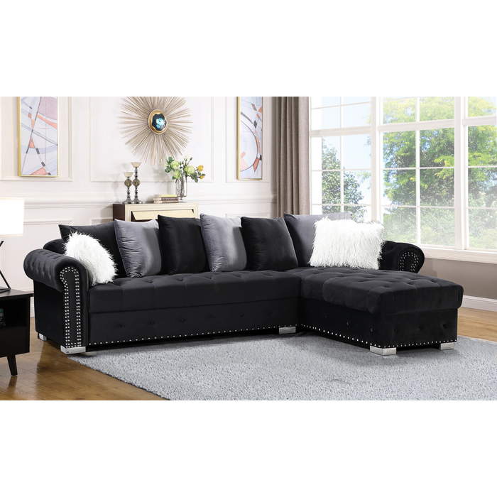 Milan Sectional with Chaise (Pillows Included)